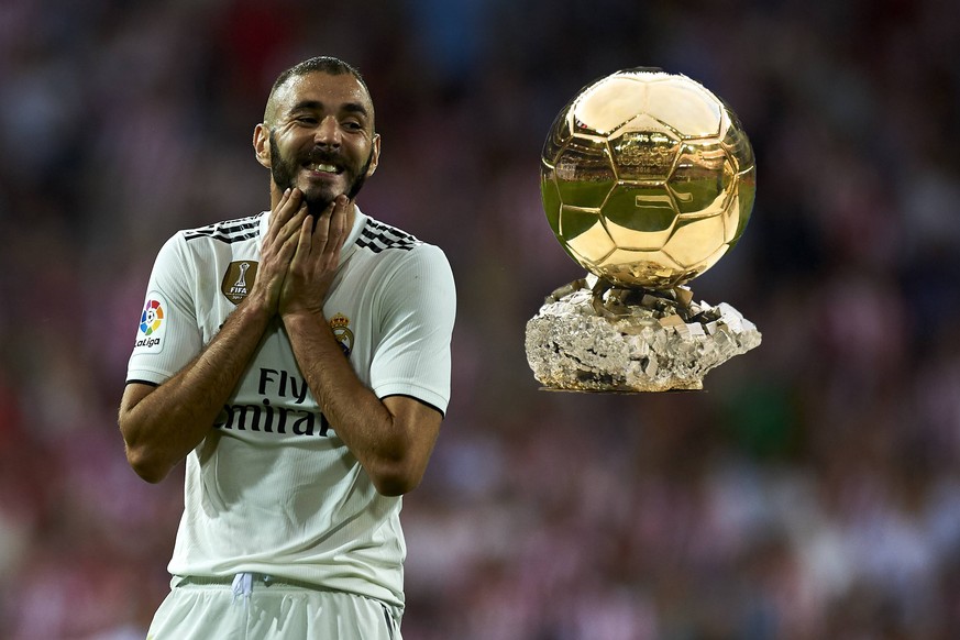 September 15, 2018 - Madrid, Spain - Karim Benzema during the match between Athletic Club against Real Madrid at San Mames Stadium in Bilbao, Spain on September 15, 2018. Athletic Club v Real Madrid C ...