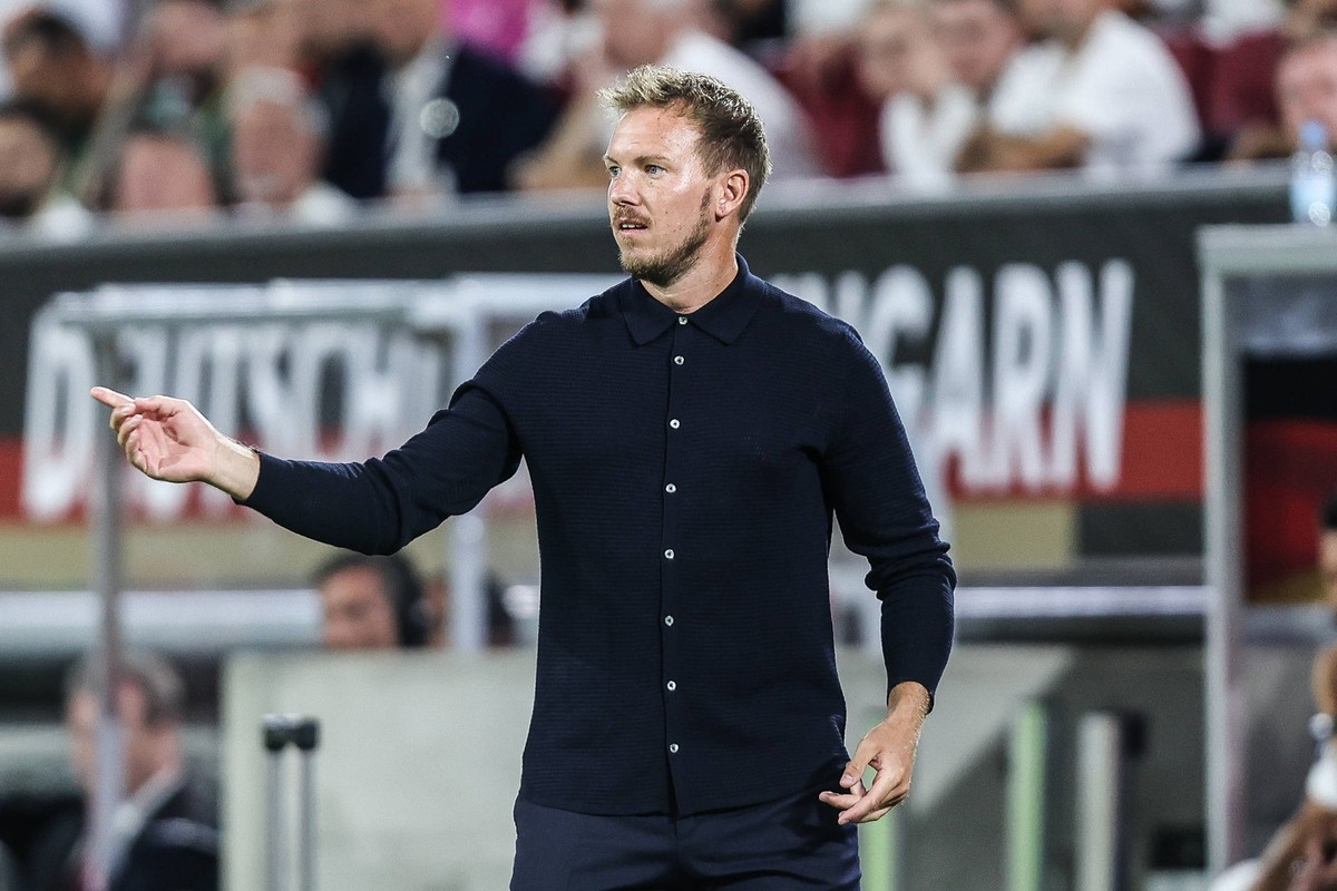 Fussball, UEFA Nations League Saison 2024/2025 Gruppe A3 - 1.Spieltag Deutschland - Ungarn 07.09.2024, MERKUR-SPIEL-ARENA Julian Nagelsmann Trainer Deutschland D