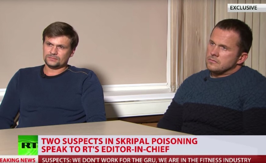 Diese Männer sollen Sergej Skripal vergiftet haben – wollen aber nur Touristen sein