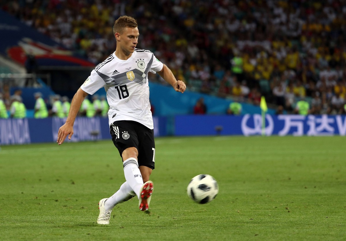 xuhx 23.06.18, Fussball FIFA World Cup WM Weltmeisterschaft Fussball WM 2018: Deutschland - Schweden, v.l. Joshua Kimmich (Deutsche Fussball Nationalmannschaft DFB) FREISTELLER Sotschi *** xuhx 23 06  ...