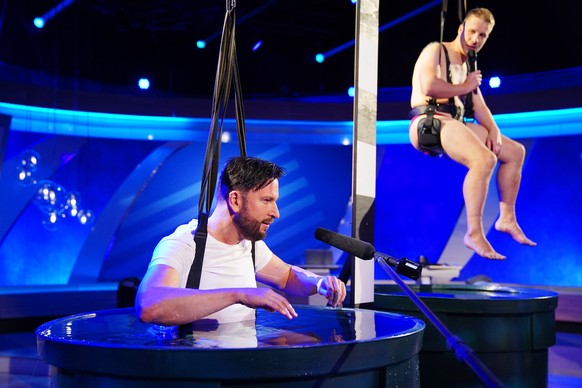 Oliver Pocher nahm in der Show gehörig den Wendler und Laura Müller auf den Arm.