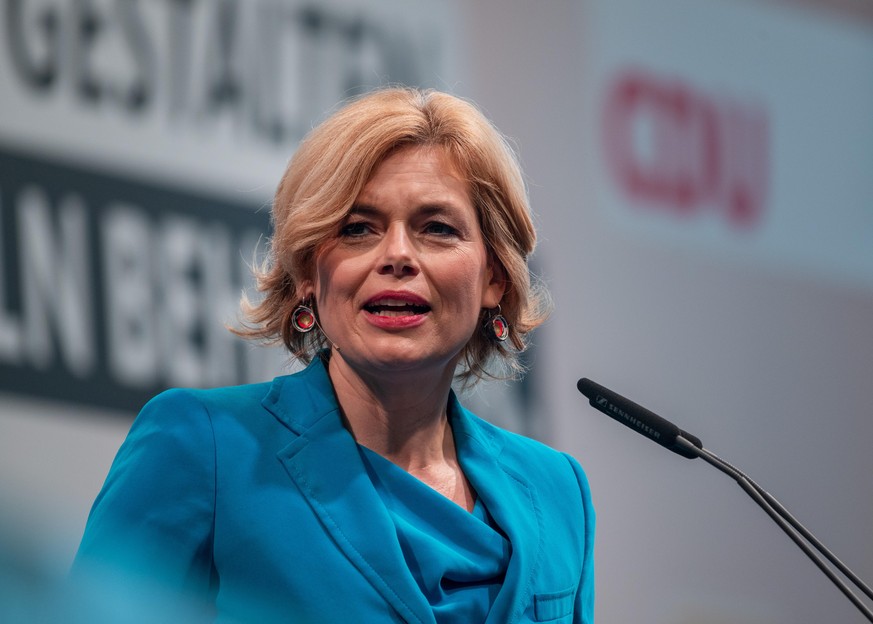 Julia Klöckner, amtierende Landesvorsitzende der rheinland-pfälzischen CDU, spricht beim Landesparteitag in Wittlich. Sie kandidiert nicht mehr als Vorsitzende.