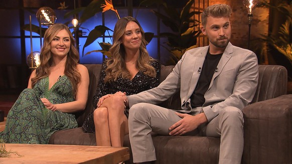 Jana-Maria und Dominik trafen nach dem Finale noch einmal aufeinander.