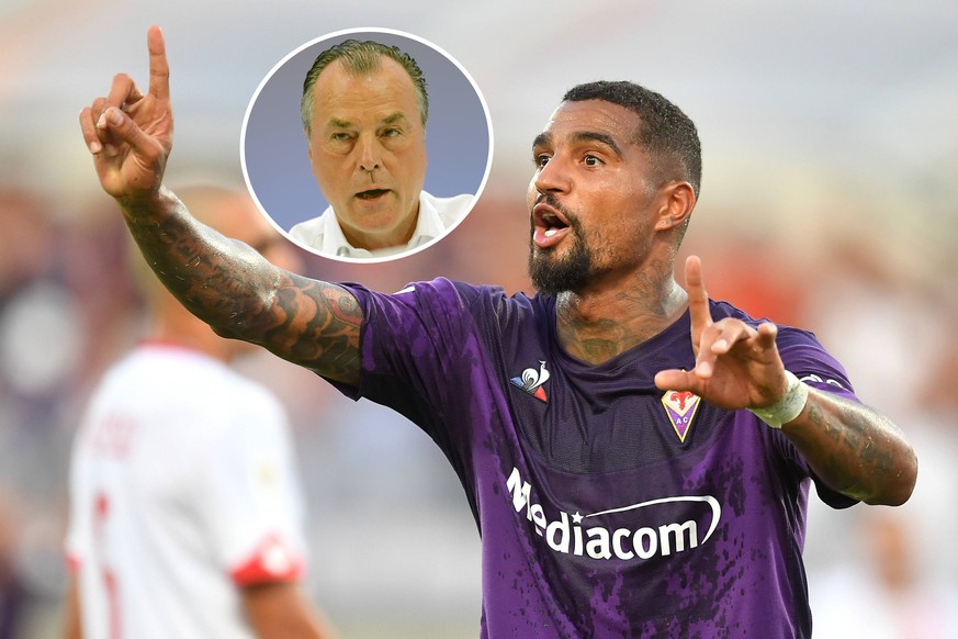 Fußball, Coppa Italia, AC Florenz - AC Monza Kevin Prince Boateng reacts Firenze 19/08/2019 Stadio Artemio Franchi Football Italy Cup 2019/2020 ACF Fiorentina - Monza Foto Andrea Staccioli / Insidefot ...