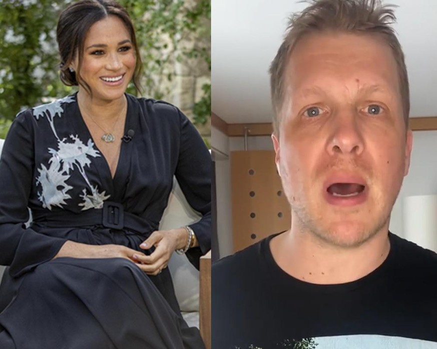 Oliver Pocher spricht in seiner neuesten Bildschirmkontrolle auch über Meghan Markle.