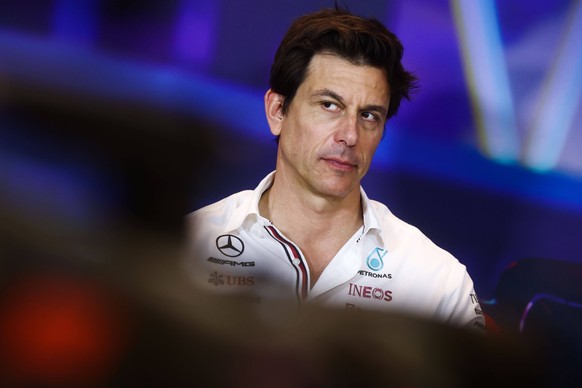 November 19, 2022, Abu Dhabi, United Arab Emirates: Toto Wolf of Mercedes during press conference, PK, Pressekonferenz on Abu Dhabi Grand Prix at Yas Marina Circuit on November 19, 2022 in Abu Dhabi,  ...