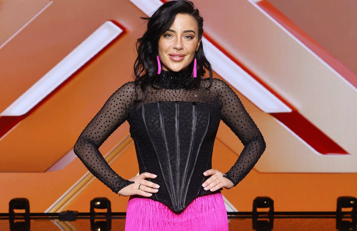 Reality-TV-Teilnehmerin Leyla Lahouar bei der 18. Staffel der RTL-Tanzshow Lets Dance im Coloneum. Köln, 21.02.2025 NRW Deutschland *** Reality TV participant Leyla Lahouar at the 18th season of the R ...