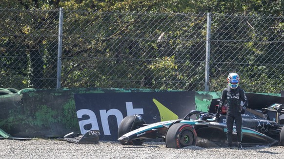 Sport Bilder des Tages Monza: No���12 Andrea Kimi Antonelli -ITA- Mercedes AMG PETRONAS Formula One Team during Formula 1 - Pirelli Gran Premio d Italia 2024 - Practice 1 and Practice 2, Formula 1 Cha ...