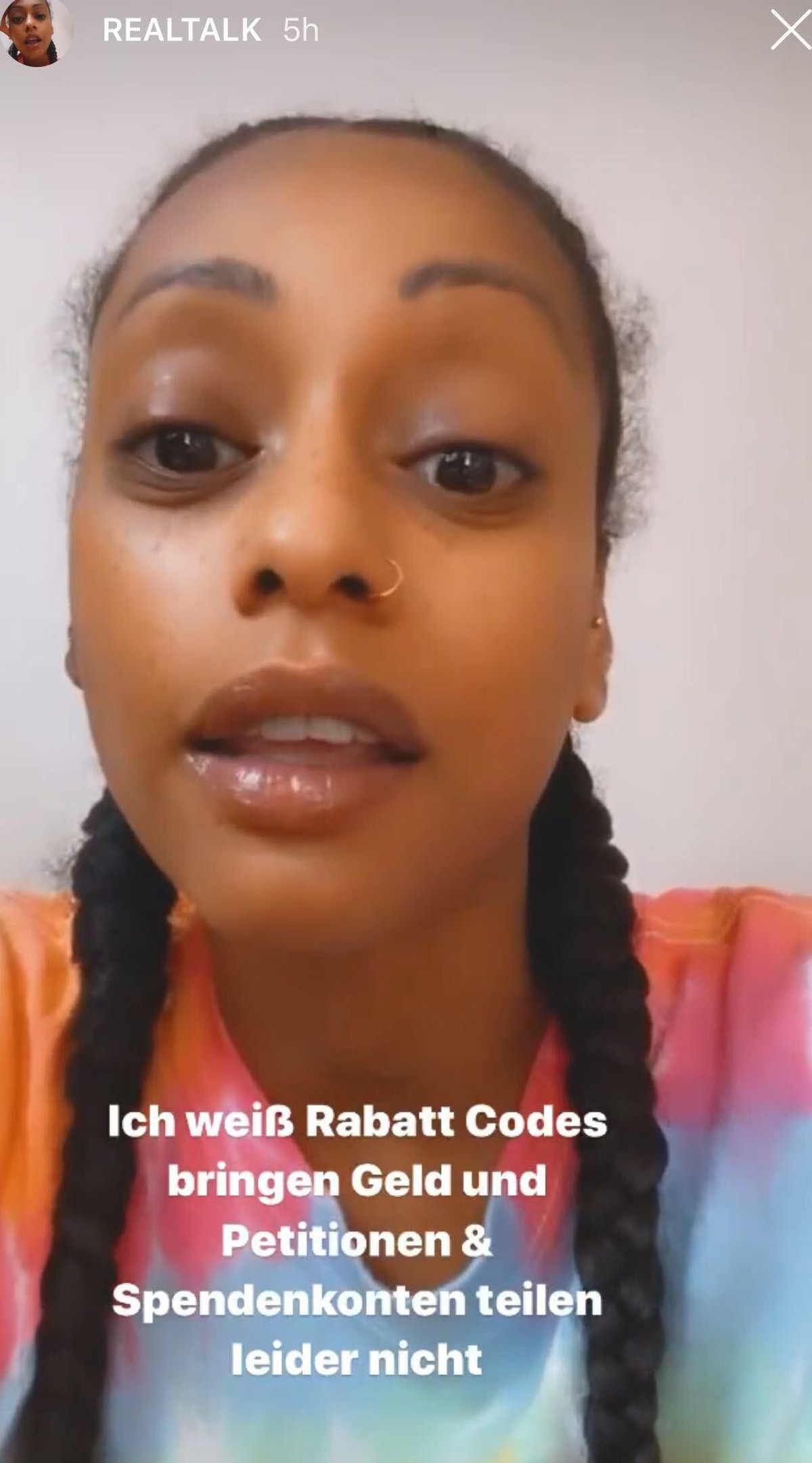 Nura: In ihrer Story sagt die Rapperin klar, was sie von der Einstellung ihrer Kollegen hält.