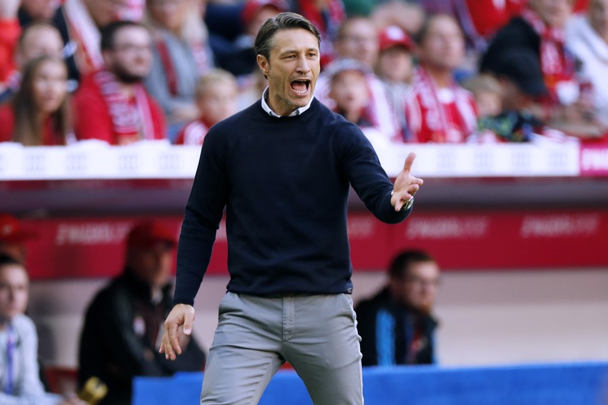 KOVAC Niko Trainer Team FC Bayern Muenchen DFL Fussball Bundesliga Saison 2019-2020 Spiel FC Bayern Muenchen - 1.FC Koeln am 21. 09. 2019 in der Allianzarena DFL REGULATIONS PROHIBIT ANY USE OF PHOTOG ...