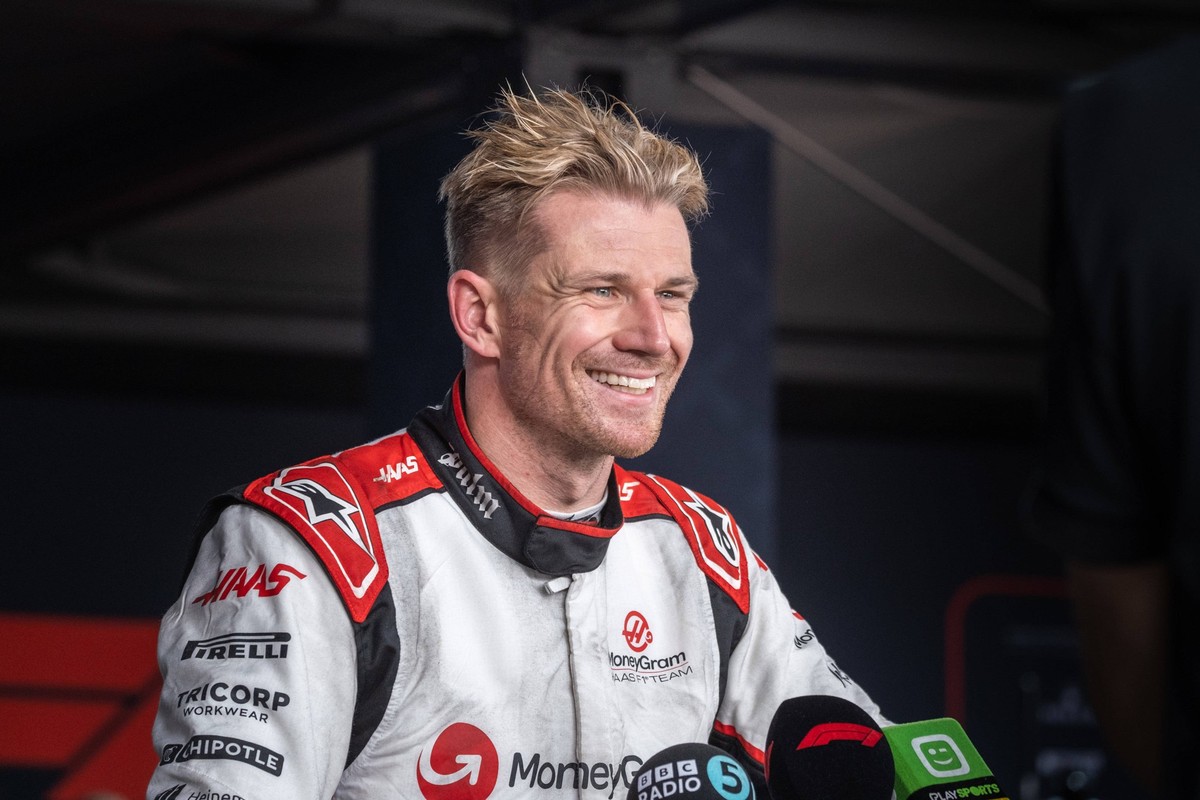 Nico Hülkenberg GER, MoneyGram Haas F1 Team 27, Großer Preis von Großbritannien, Silverstone, Motorsport, Formel 1, Großer Preis von Großbritannien, Silverstone, Motorsport, Formel 1 Towcester *** Nic ...