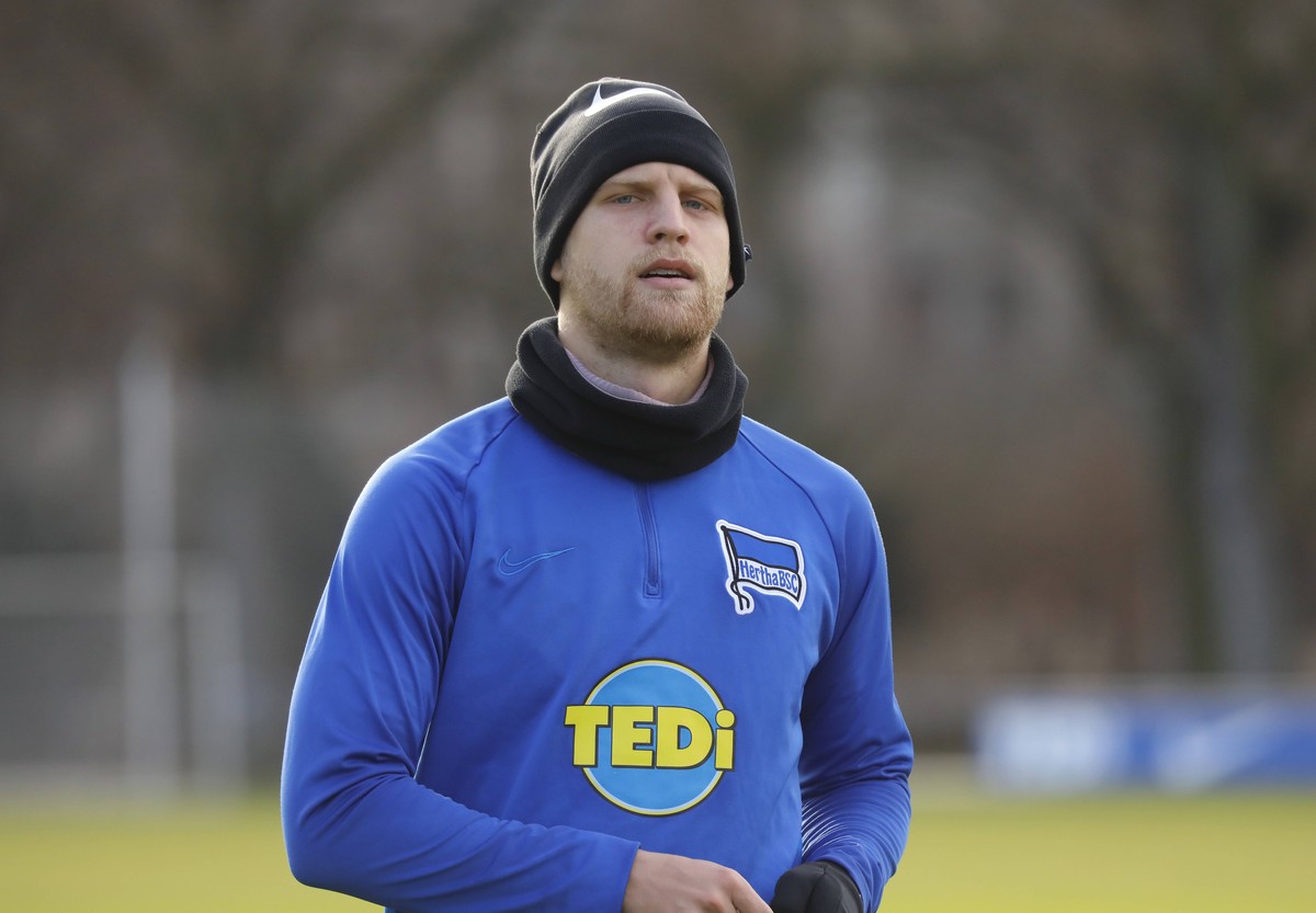 Berlin, Sportpark, GER, 1.FBL, Hertha BSC, Saison 2019/2020, Training, Foto:Arne Maier, Mittelfeld *** Berlin, Sportpark, GER, 1 FBL, Hertha BSC, season 2019 2020, training, photo Arne Maier, midfield