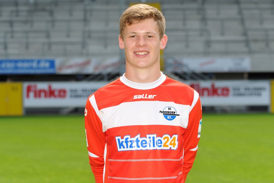 Alexander Nübel mit 17 Jahren im Trikot des SC Paderborn.
