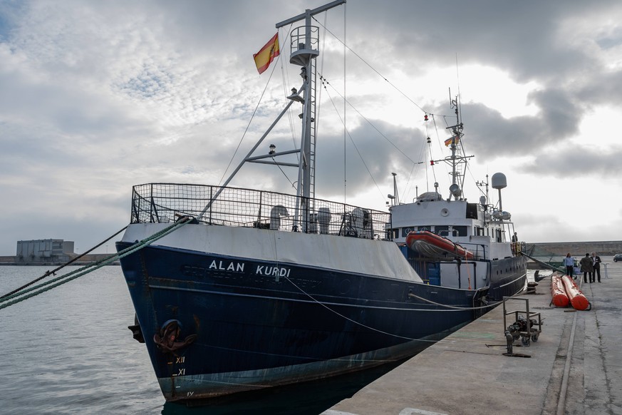 Das Sea-Eye-Rettungsschiff Alan Kurdi (ehemals Professor Albrecht Penck ) *** The Sea Eye Rescue Ship Alan Kurdi former Professor Albrecht Penck