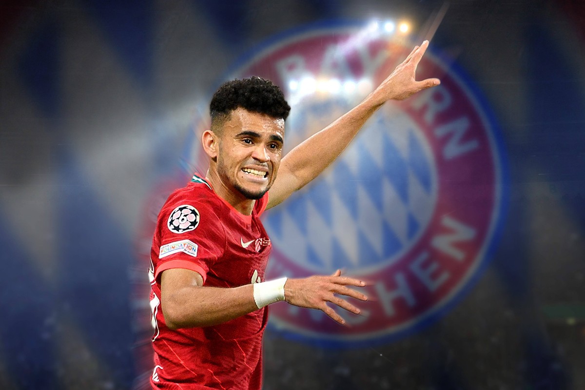FOTOMONTAGE:Naechster Deal droht zu scheitern: FC Bayern Muenchen bietet Riesensumme fuer Luis DIAZ - doch Liverpool blockt knallhart ab. *** FOTOMONTAGE Next deal threatens to fall through FC Bayern  ...
