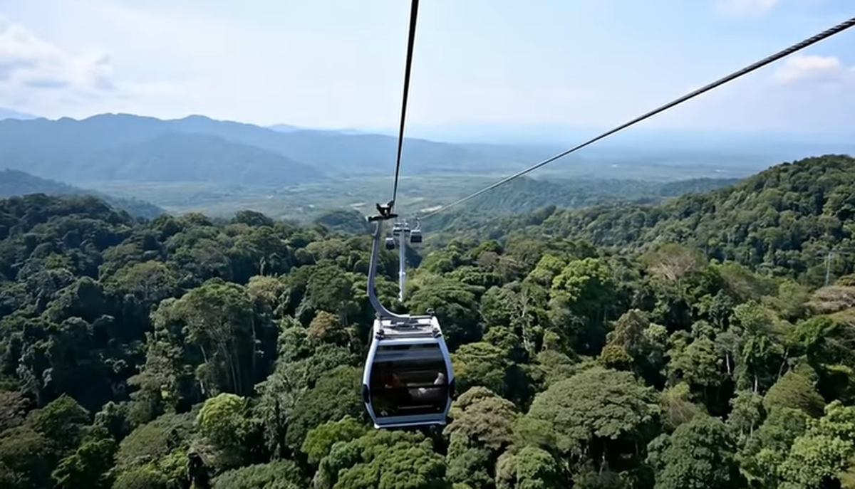 malaysia seilbahn cable car ki generiert ai ehepaar