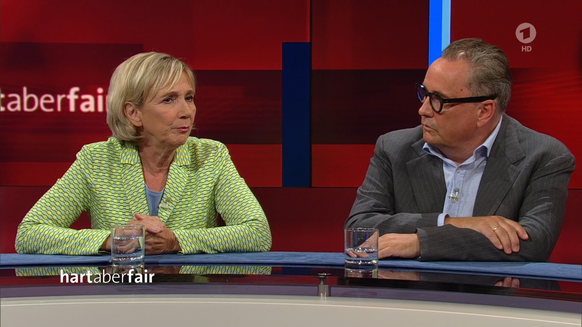 Moderatorin Amelie Fried und Journalist Dirk Schümer