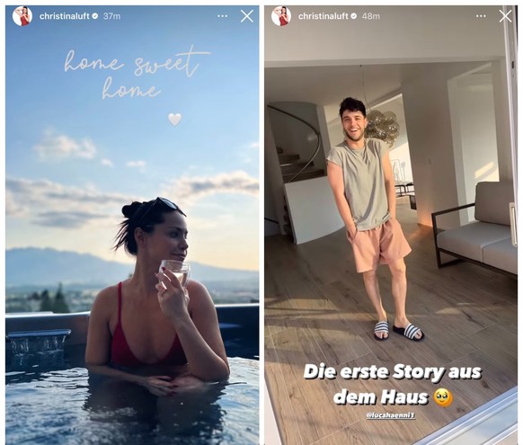 Christina und Luca freuen sich auf ihren Einzug.