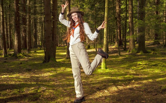 Klaudia Giez ist derzeit in der Show "#offline im Wald" auf Joyn zu sehen.