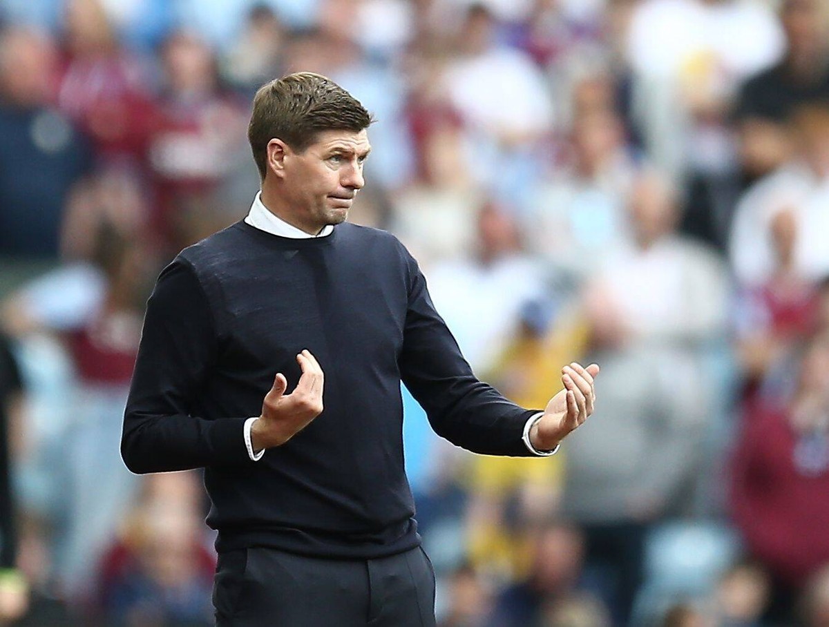 Mandatory Credit: Photo by Michael Zemanek/Shutterstock 12916961r Steven Gerrard Head coach of Aston Villa Aston Villa v Norwich City, Premier League, Football, Villa Park, Birmingham, UK - 30 Apr 202 ...