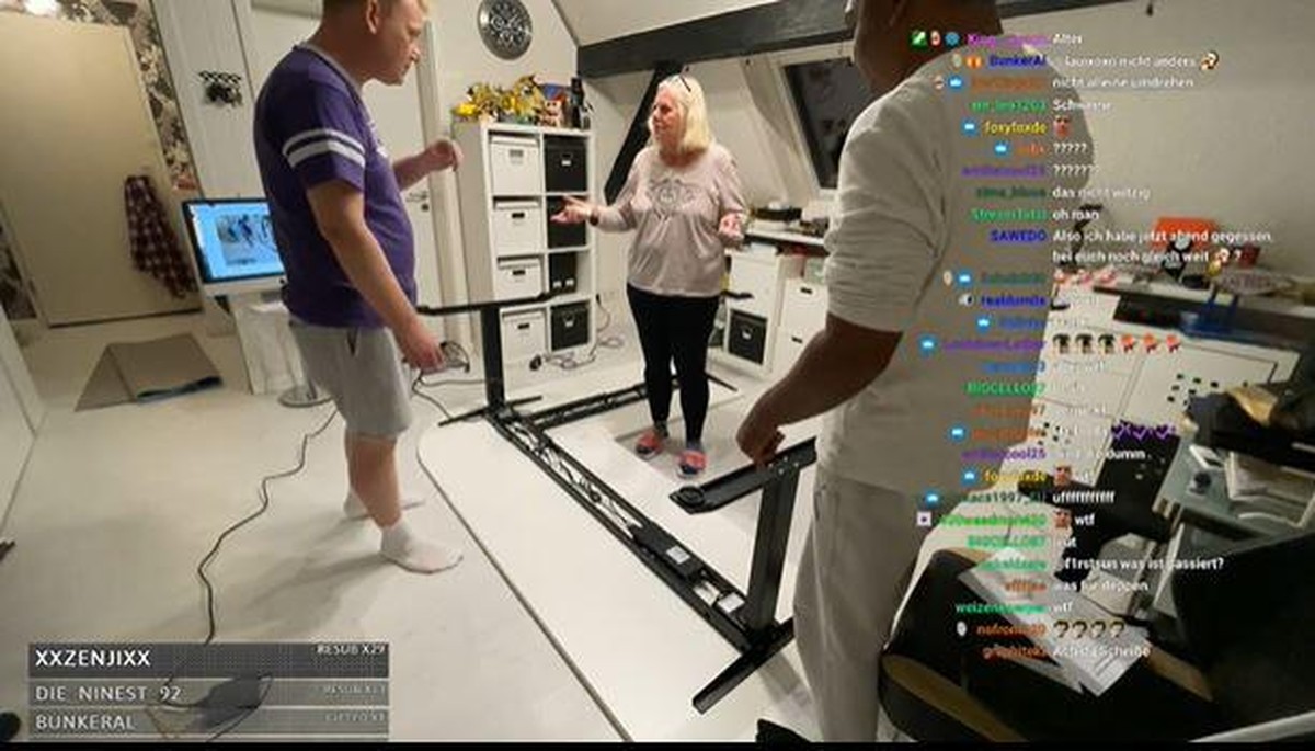 In dieser Stream-Situation berichtete Ida Knossalla von dem Fan-Prank.