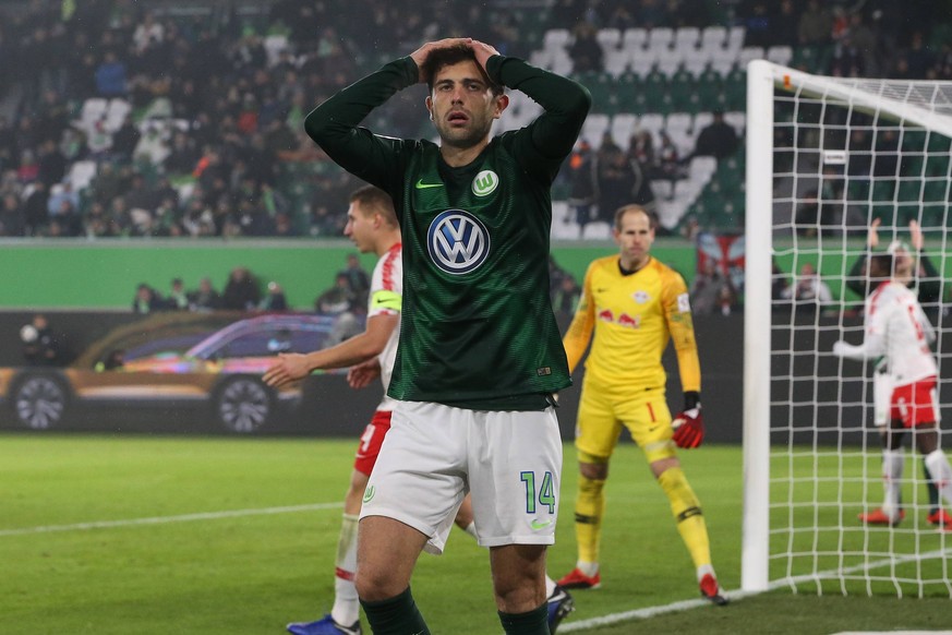 Admir Mehmedi im Ligaspiel gegen Leipzig: Körpersprache und Blick sagen alles.