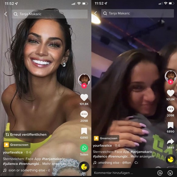 Dieses Tiktok über Tanja ging viral.