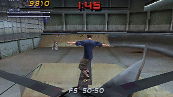 Ganz schön pixelig, aber so waren die 2000er eben: Tony Hawk's Pro Skater 2.