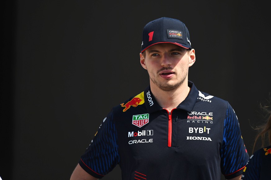 Formula 1 2023: Azerbaijan GP BAKU CITY CIRCUIT, AZERBAIJAN - APRIL 29: Max Verstappen, Red Bull Racing during the Azerbaijan GP at Baku City Circuit on Saturday April 29, 2023 in Baku, Azerbaijan. Ph ...