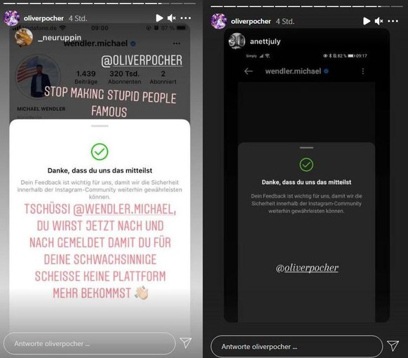 Oliver Pocher ruft seine Fans auf Instagram zum Handeln auf.