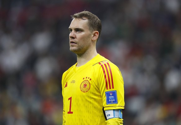 Costa Rica v Germany 2022 FIFA World Cup, WM, Weltmeisterschaft, Fussball Germany goalkeeper Manuel Neuer during the 2022 FIFA World Cup Group E match at Al Bayt Stadium, Al Bayt PUBLICATIONxNOTxINxUK ...