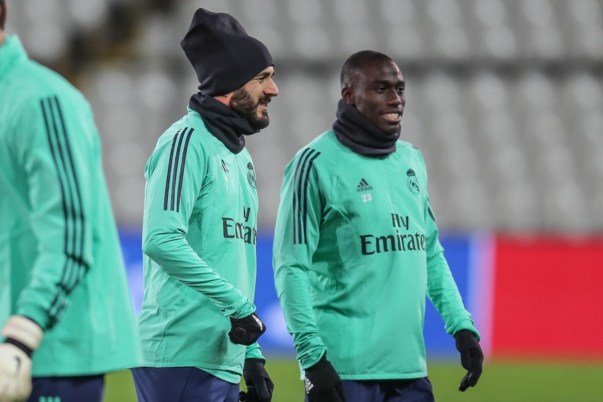 Karim Benzema und Ferland Mendy.