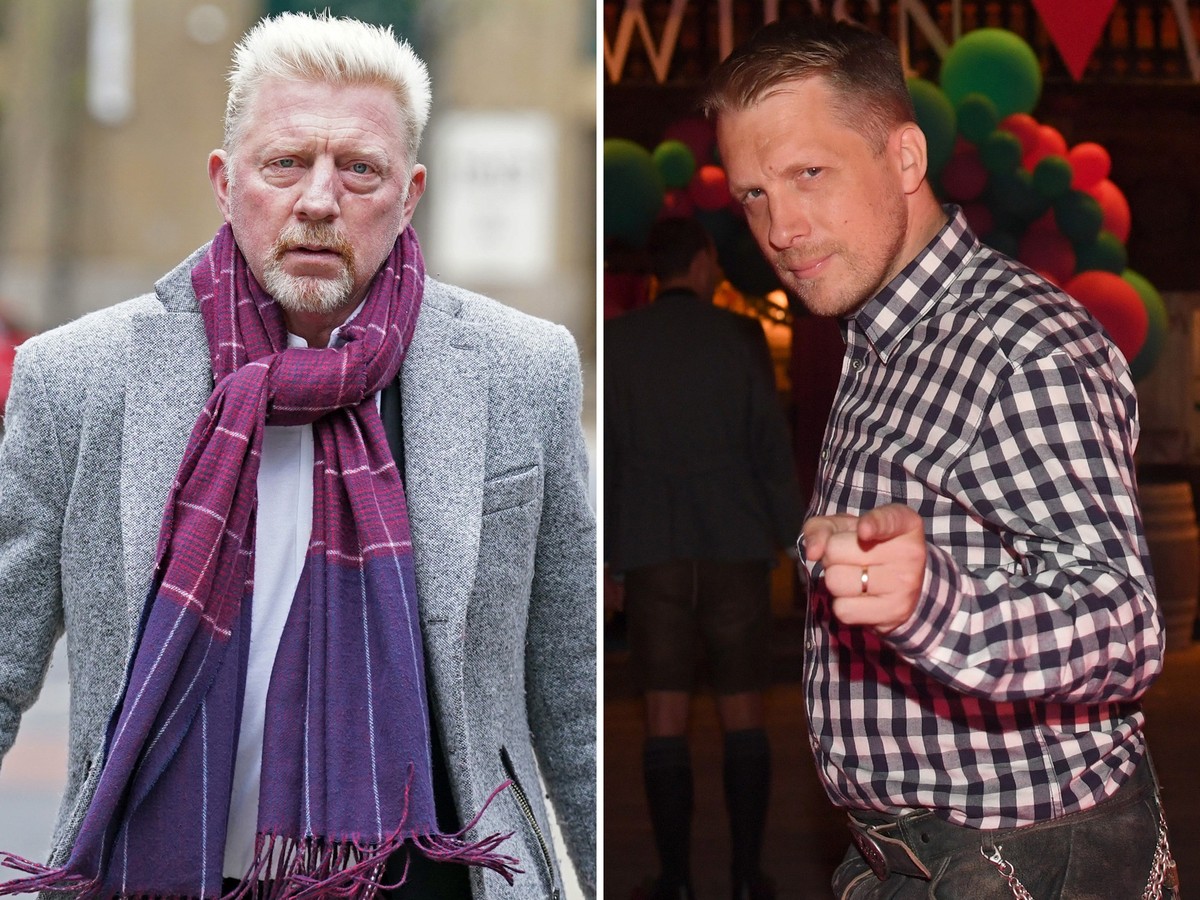 ARCHIV - 05.04.2022, ---: KOMBO - Boris Becker, ehemaliger Tennis-Profi aus Deutschland (Archivfoto vom 05.04.2022, l) und Comedian Oliver Pocher (Archivfoto vom 17.09.2021). Der Streit schwelt schon  ...