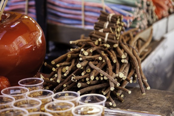 Licorice sticks in a market, 26.10.2021, Copyright: xEsebenex Panthermedia28803502