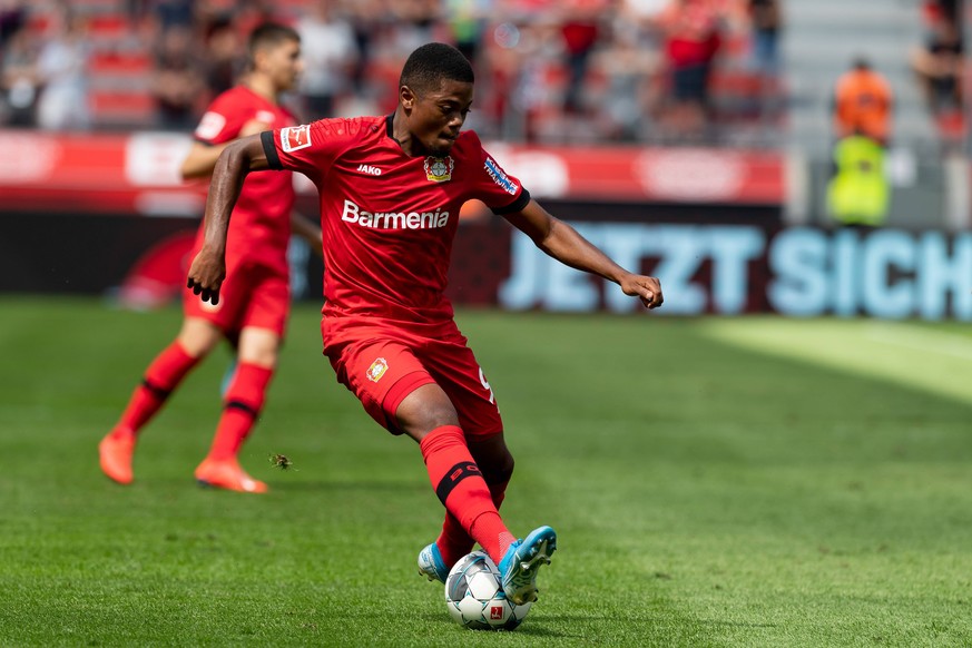 Leverkusen, Germany 04.08.2019, Freundschaftsspiel, Testspiel, Bayer 04 Leverkusen - FC Valencia, Leon Bailey (B04) in aktion ( Leverkusen BayArena North Rhine-Westphalia Germany eu-images-01061005998 ...