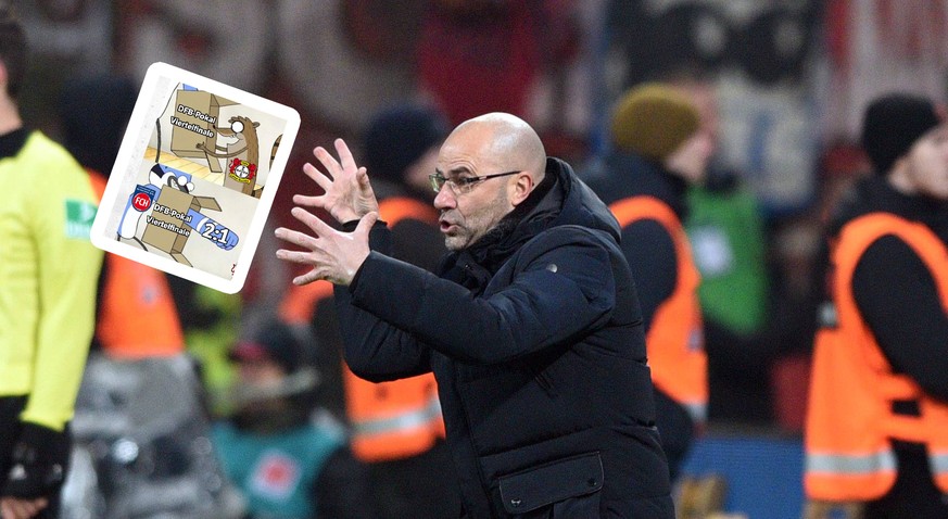 Pokal-Siege kann man nicht hexen, Herr Bosz.