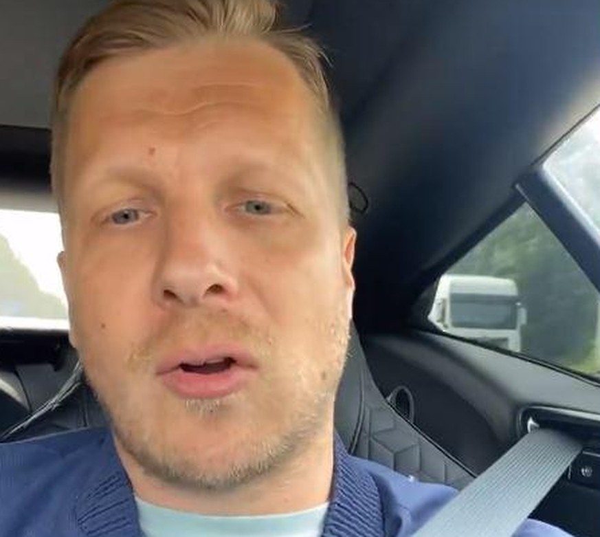 Oliver Pocher im Auto