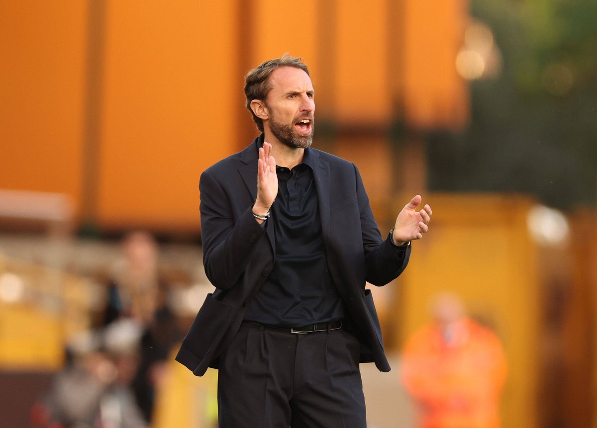 Mandatory Credit: Photo by Ryan Browne/Shutterstock 12979657bf Gareth Southgate manager of England. England v Italy, UEFA Nations League, Group A3, International Football, Molineux, Wolverhampton, UK ...