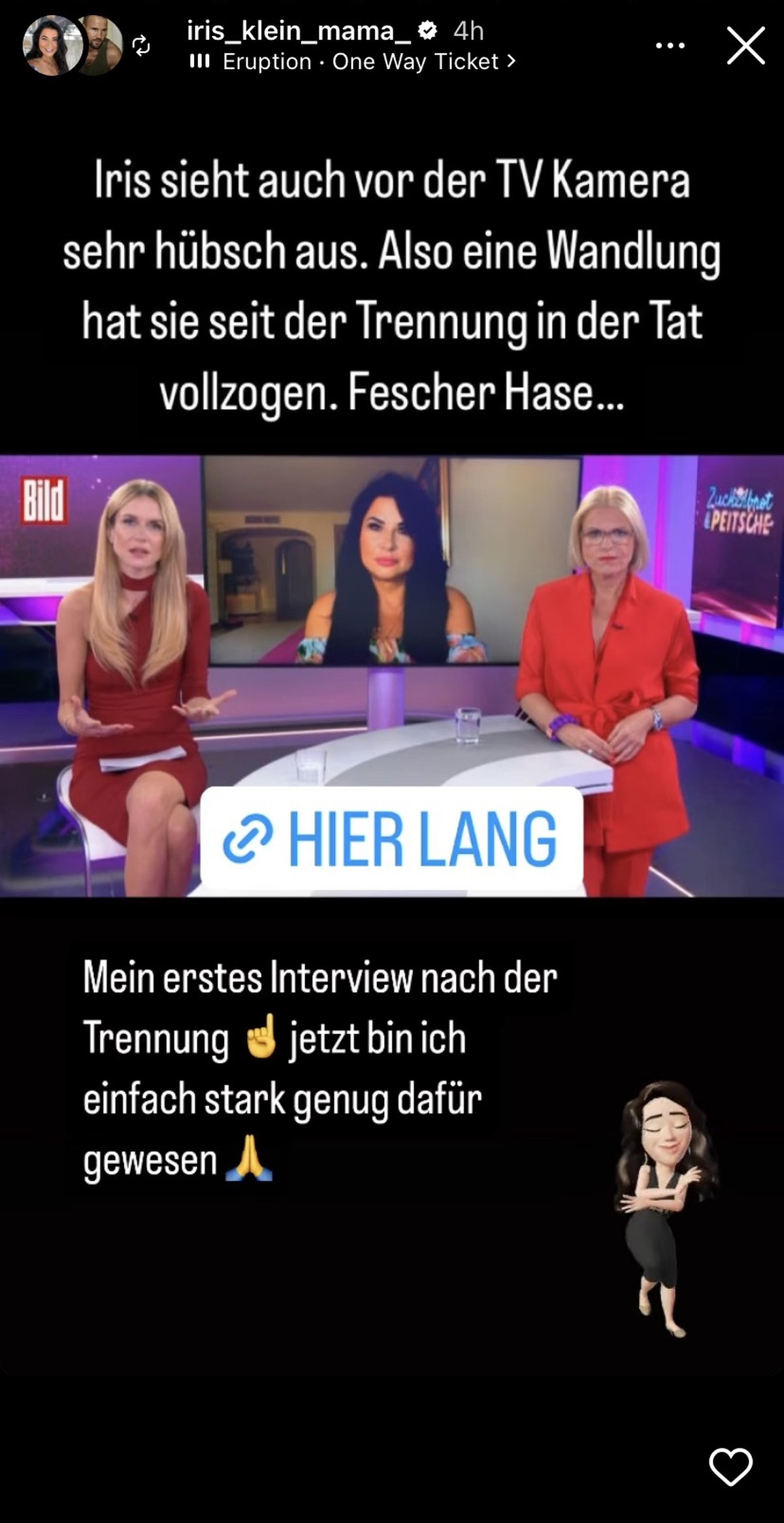 Iris Klein packte nun ausführlich über die Trennung zu Peter aus.