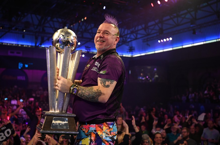 Neuer Darts-Weltmeister Peter Wright.