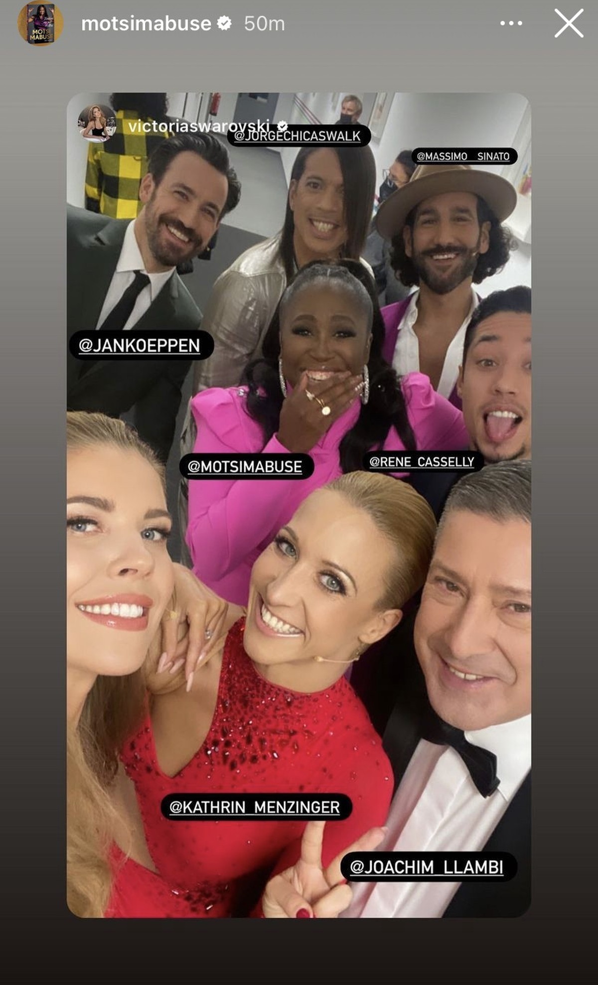 Die "Let's Dance"-Reunion sorgte für gute Stimmung.
