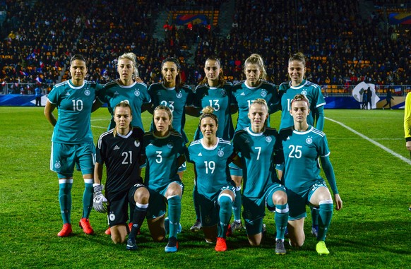 Photo de equipe Allemagne FOOTBALL : France vs Allemagne - Feminine - Laval - 28/02/2019 FedericoPestellini/Panoramic PUBLICATIONxNOTxINxFRAxITAxBEL