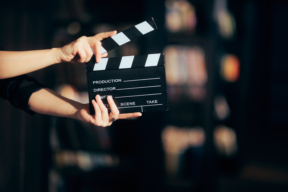 Cinematography filmmaking conceptual image in between takes