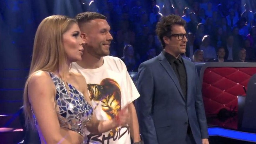 Lukas Podolski schaute in Show fünf von "Let's Dance" vorbei.