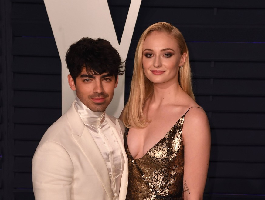 February 24, 2019 - Los Angeles, CA, USA - BEVERLY HILLS, CALIFORNIA - FEBRUARY 24: Joe Jonas and Sophie Turner attends 2019 Vanity Fair Oscar Party at Wallis Annenberg Center for the Performing Arts  ...