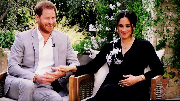 Prinz Harry und Herzogin Meghan bei ihrem berühmten Interview mit Oprah Winfrey.