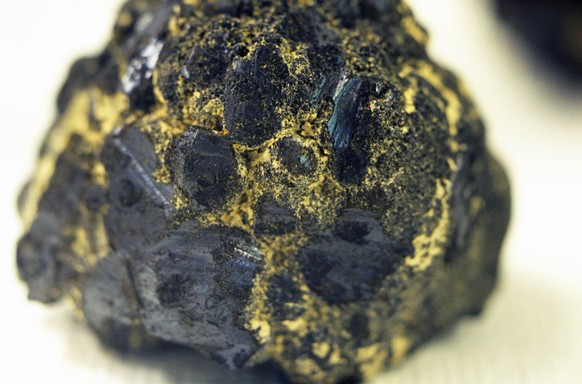 Manganknolle aus der Tiefsee des Atlantiks | manganese nodule from deep-sea