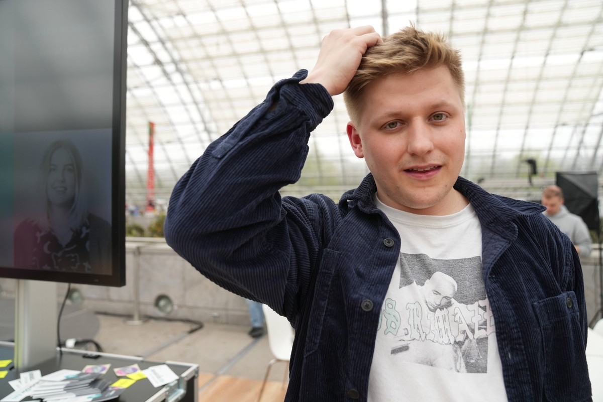 Buchmesse Leipzig GER, Leipzig,20230429, Buchmesse Leipzig, Sebastian Hotz, mndset , El Hotzo *** Leipzig Book Fair GER, Leipzig,20230429, Leipzig Book Fair, Sebastian Hotz, mndset , El Hotzo