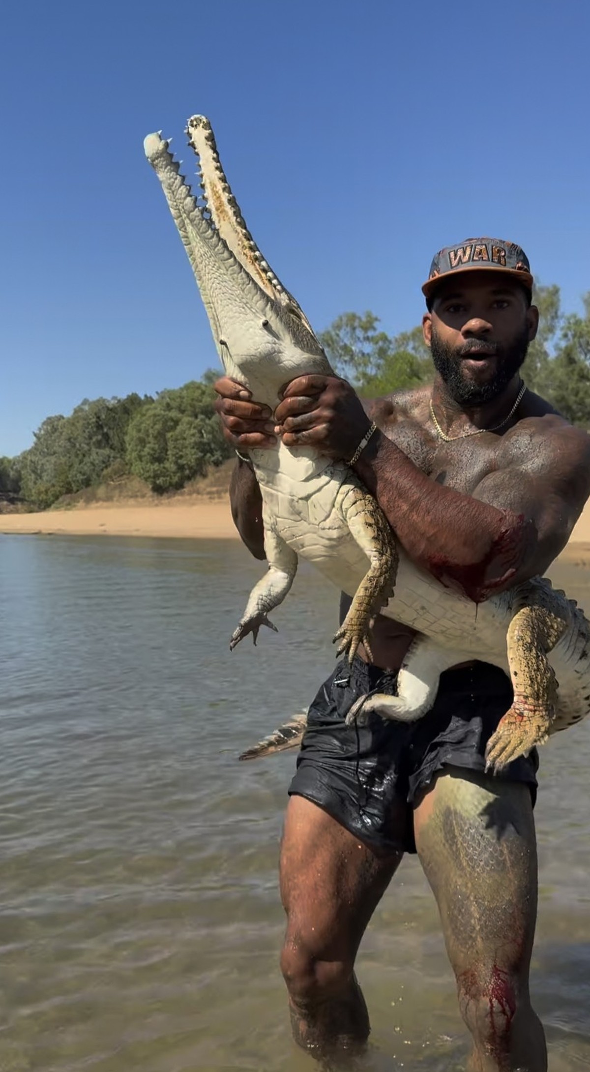 krokodil australien influencer