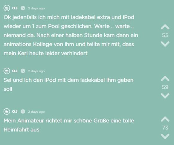 Verhindert. Ja klar.